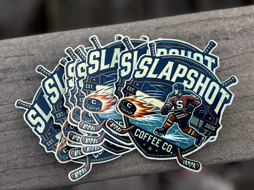 Slapshot Coffee Co Stickers