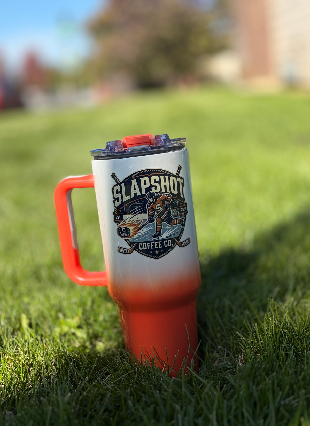 Slapshot thermal mug