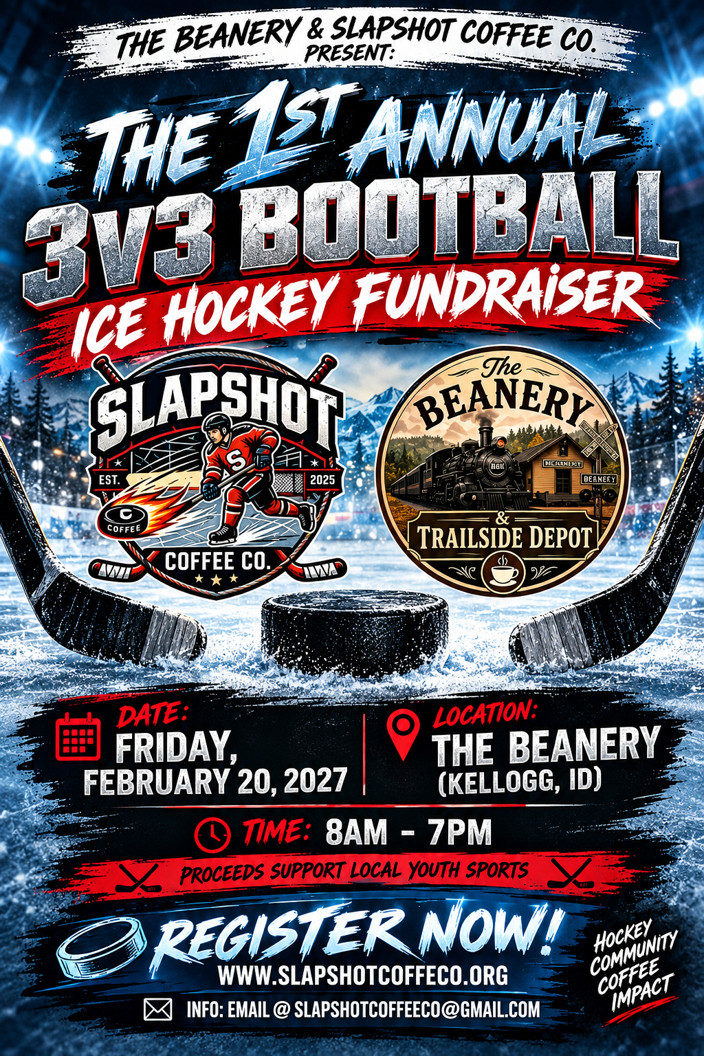 The Beanery Slapshot BootBall Tournament — Team Registration