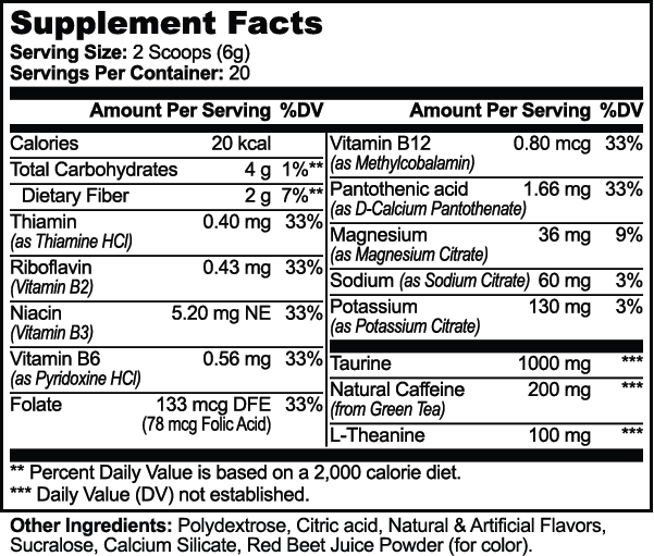 Slapshot Energy Powder (Guava Berry)